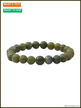 Genuine Connemara Marble Stretch Bracelet Handcrafted Ireland